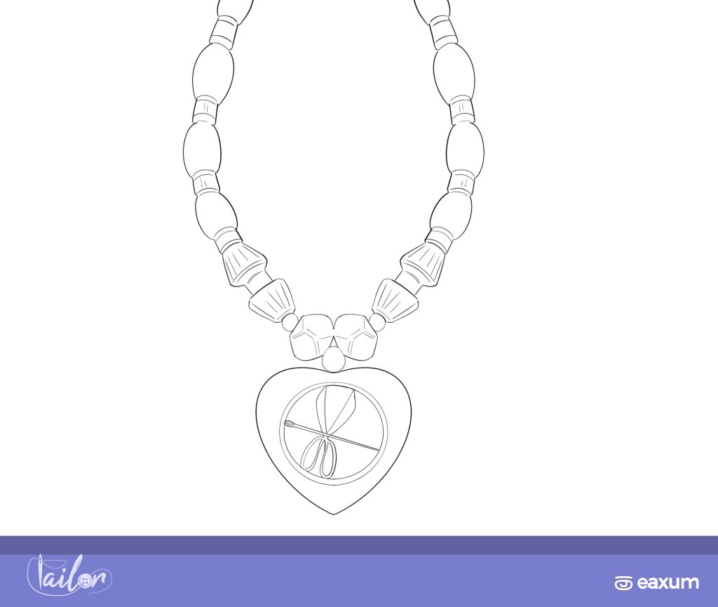 Neckpiece sketch