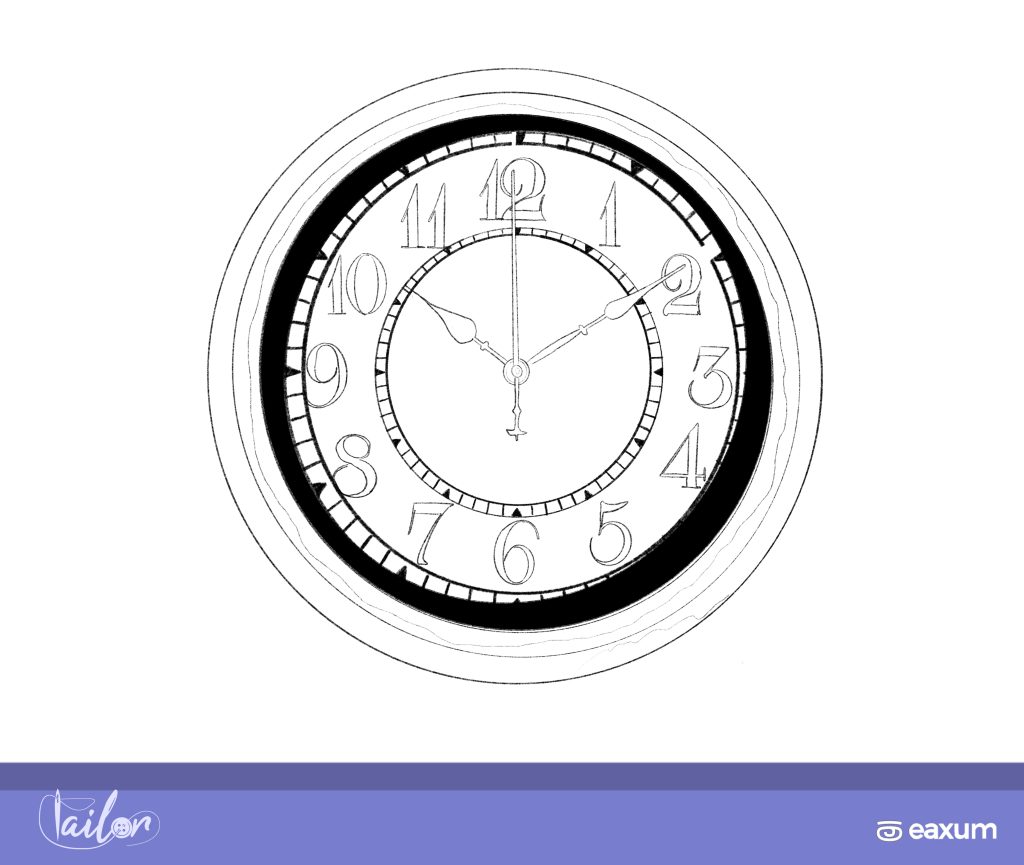 Wall clock sketch