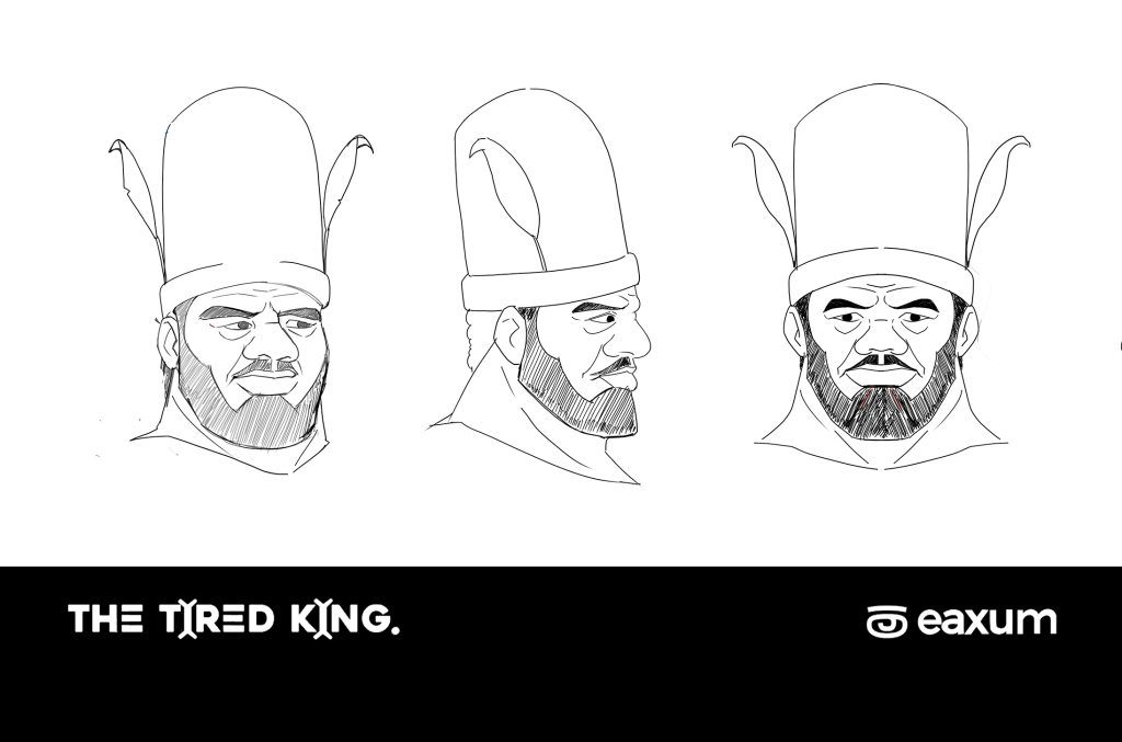 tired king turn around